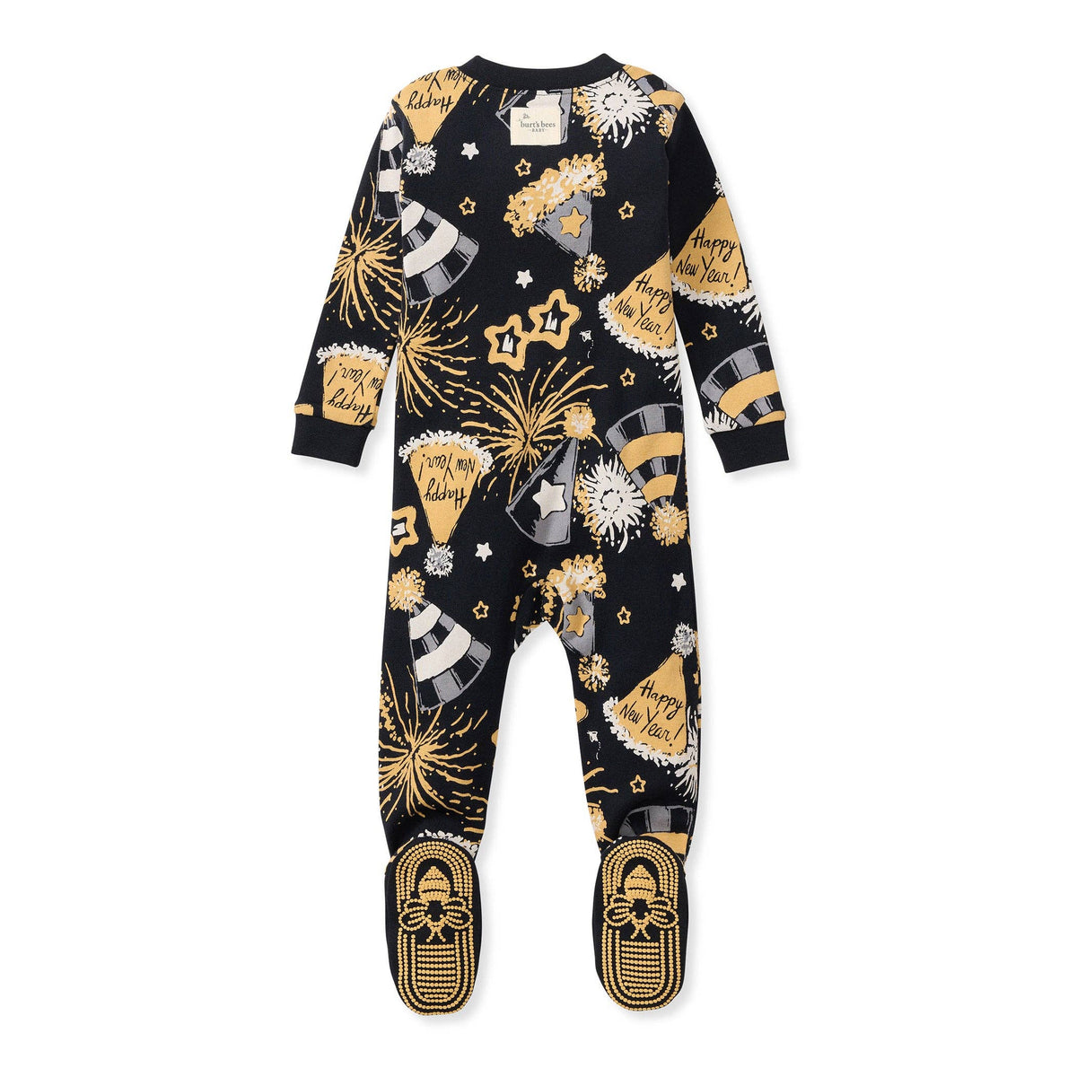 New Year's Eve Party Organic Cotton Sleeper Footed