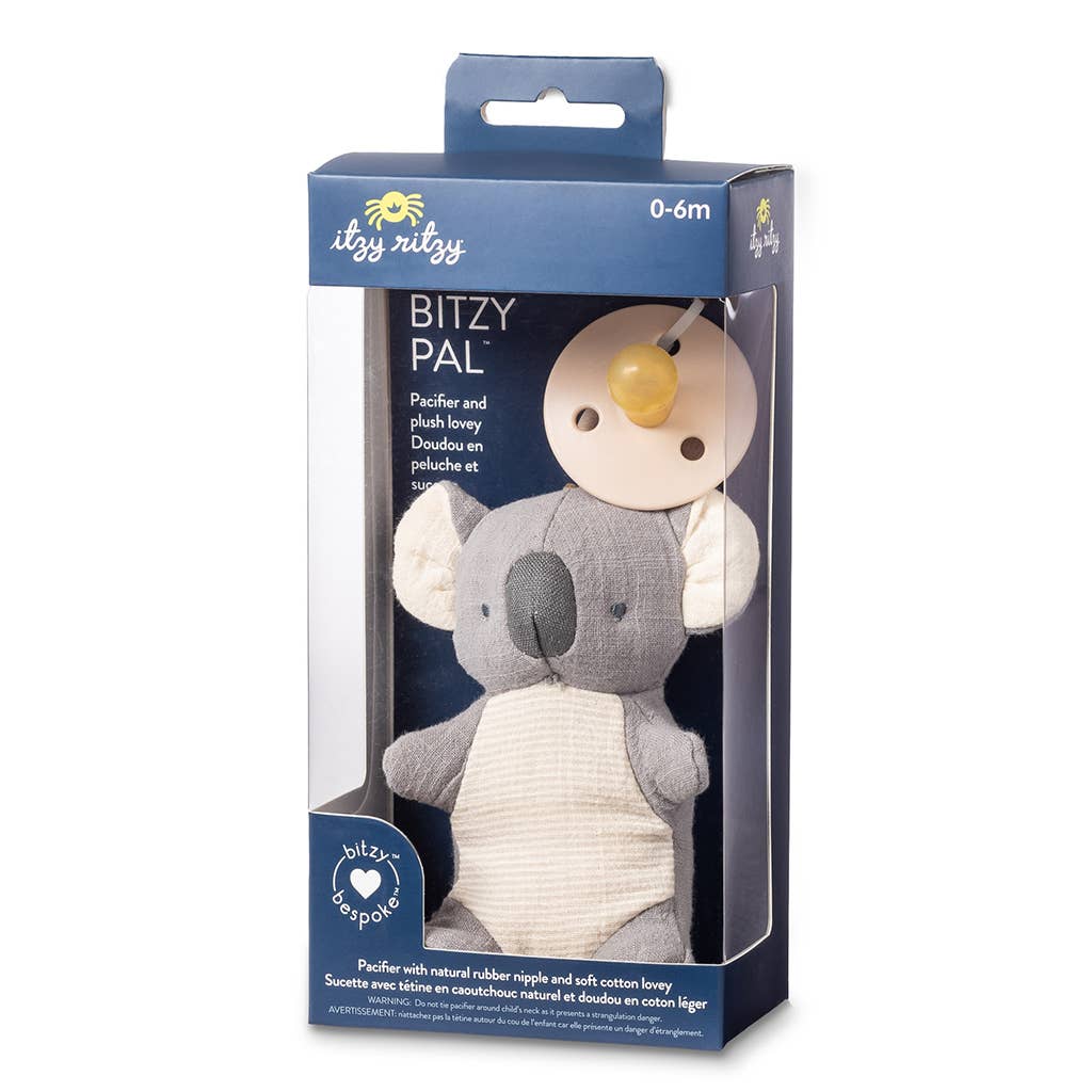 Natural Rubber Pacifier & Stuffed Animal