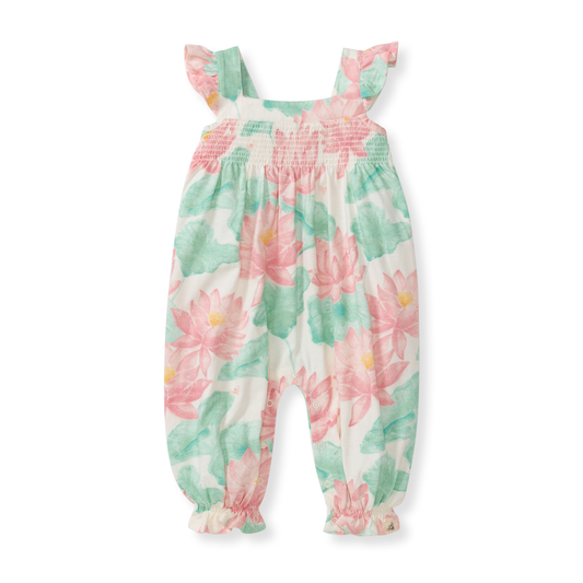 Lotus Pond Baby Girl Jumpsuit