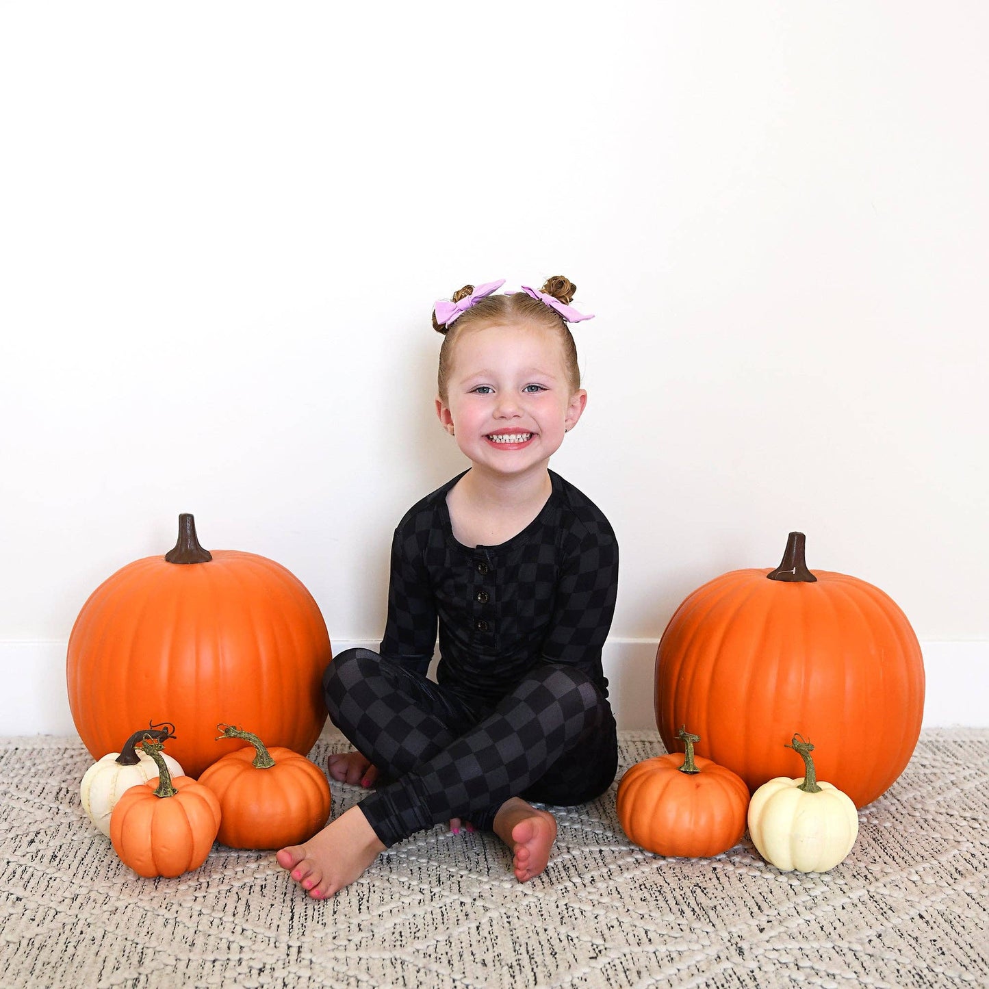 Frankie TWO PIECE Bamboo Halloween Checks Outfit