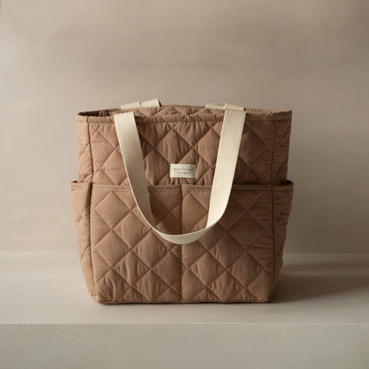 Quilted backpack