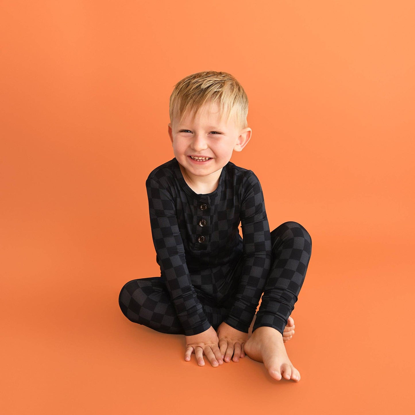 Frankie TWO PIECE Bamboo Halloween Checks Outfit