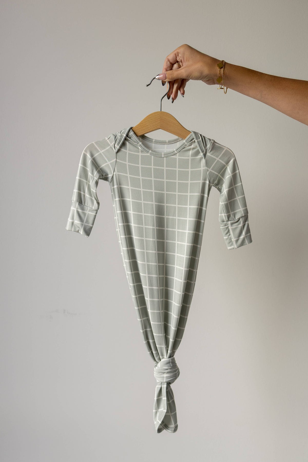 Bamboo Knotted Gown | Foggy Grid