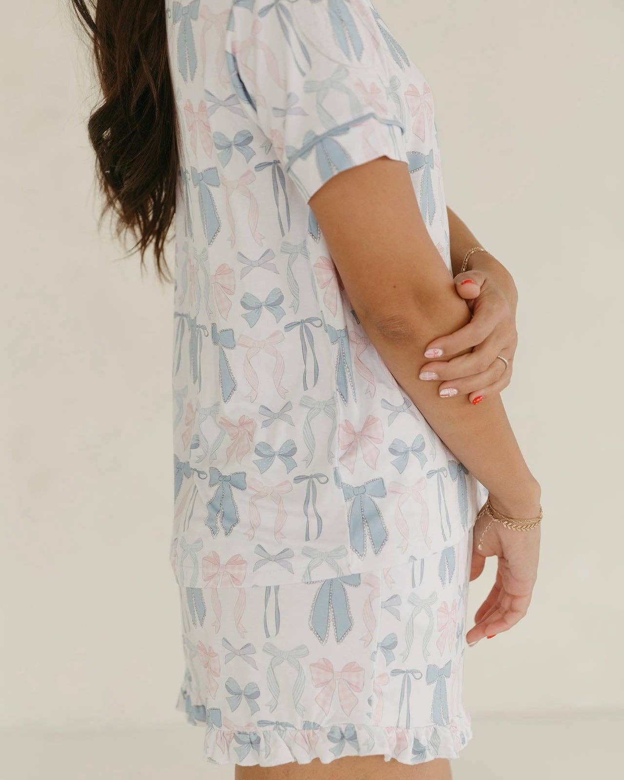 Cotton Candy Bows | Women's Bamboo Set