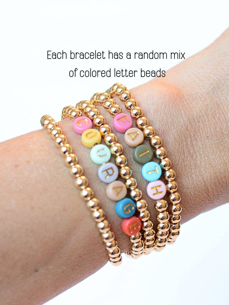 Courage Beaded Bracelet faithbased inspirational jewelry