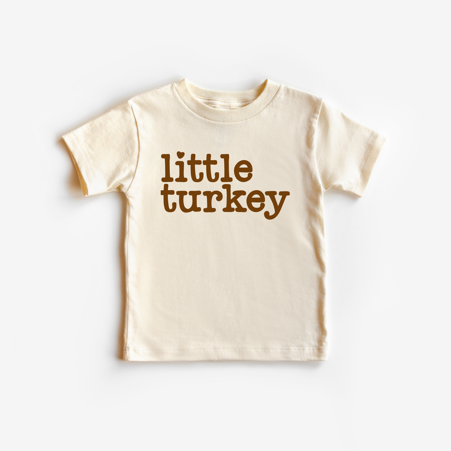 Little Turkey Fall Thanksgiving Toddler and Youth Shirt