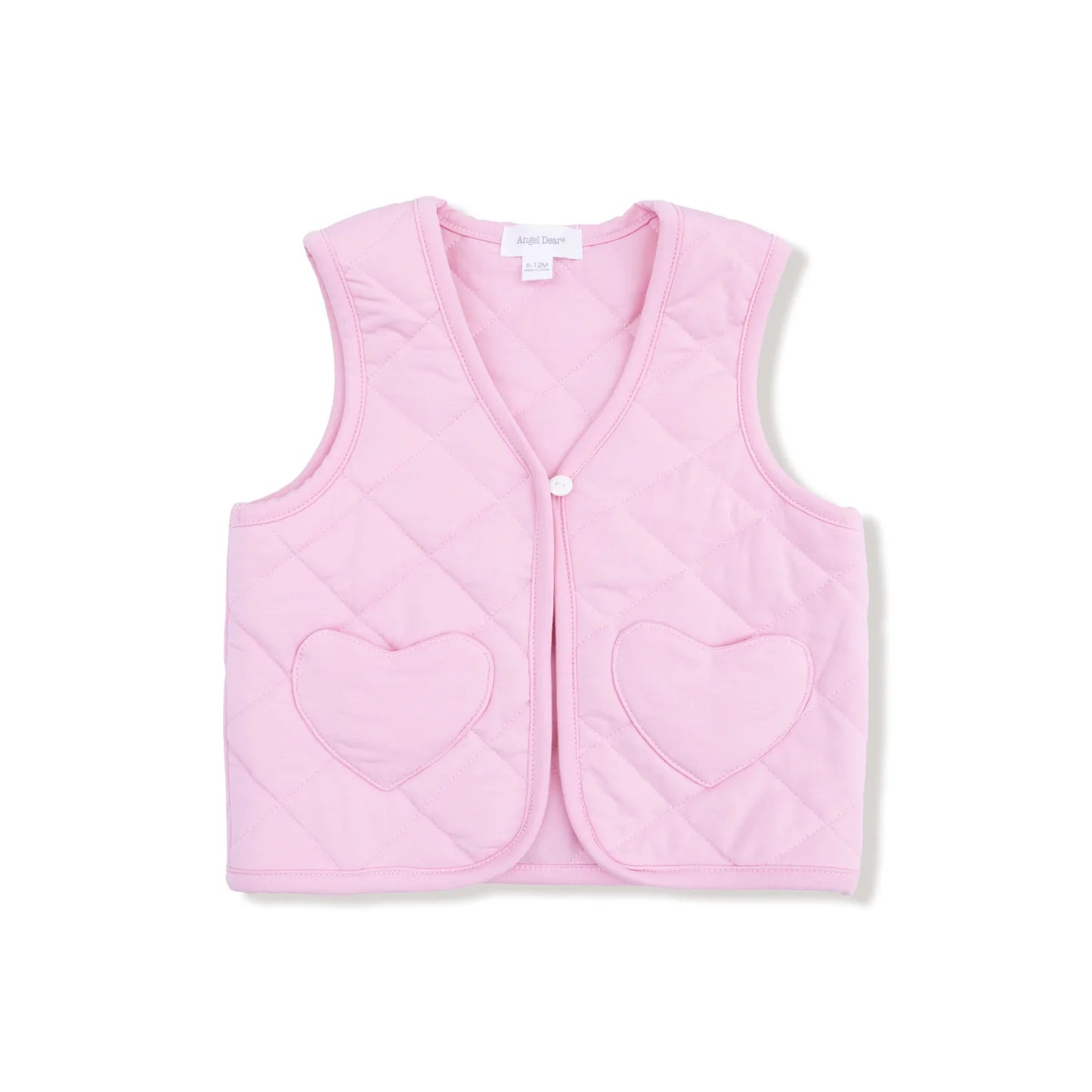 Quilted Vest with Heart Pocket