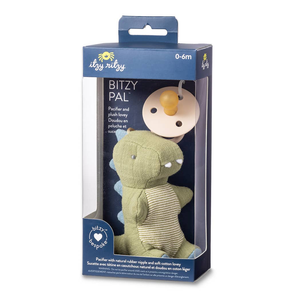 Natural Rubber Pacifier & Stuffed Animal