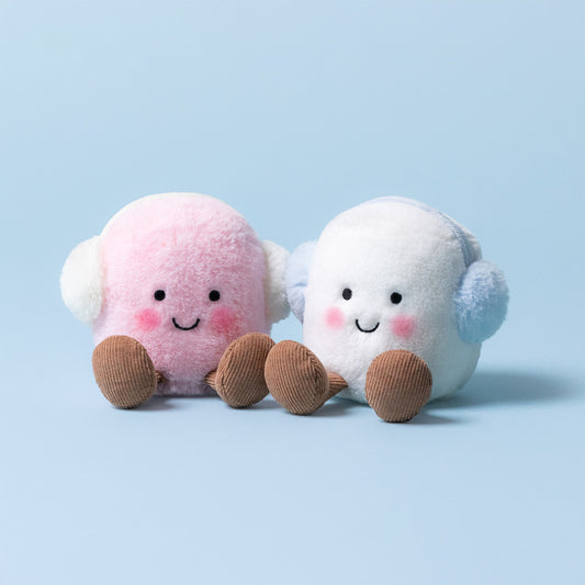Amuseables Toastie Pink and White Marshmallows by Jellycat!