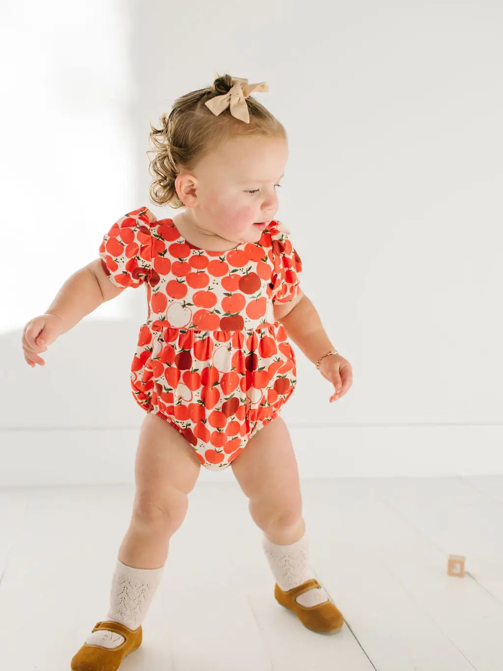 Apple Puff Romper by Ollie Jay