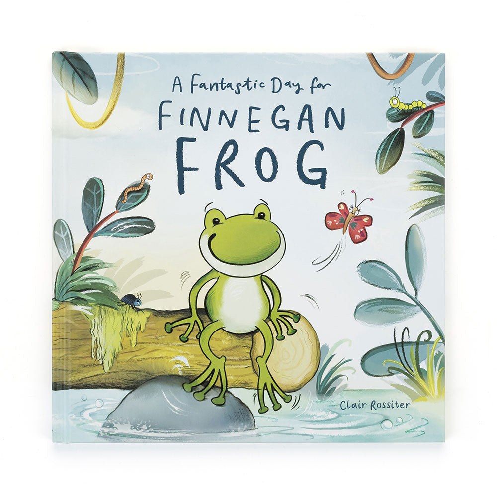 A Fantastic Day for Finnegan Frog Book by Jellycat