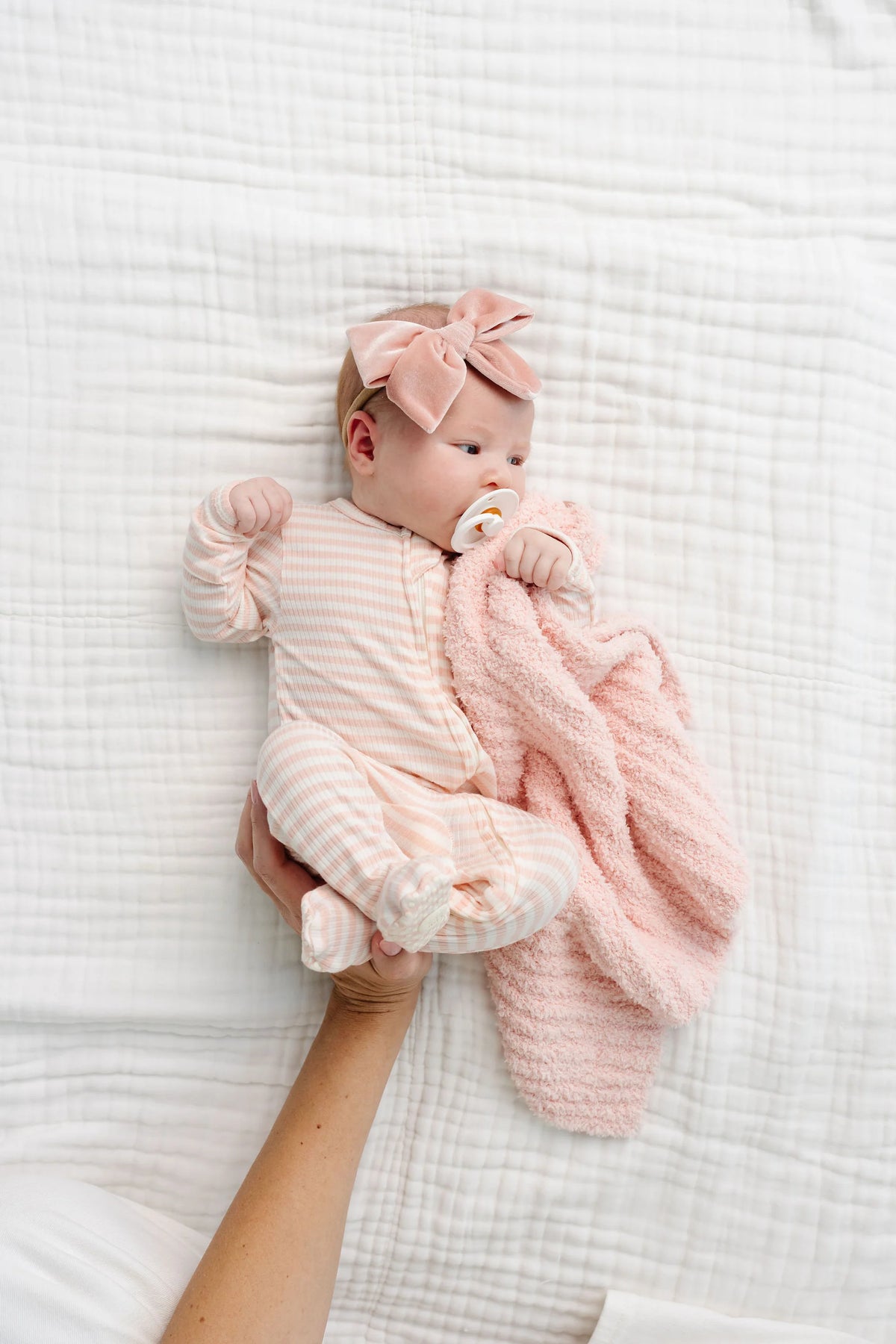 Harper Ribbed Zipper Footies