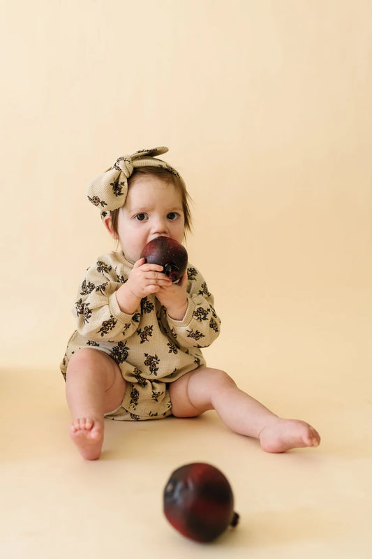 Organic Bubble Romper - Posy