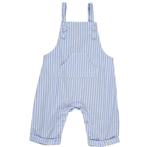 Ahoy Blue Stripe Woven Overalls by Me & Henry