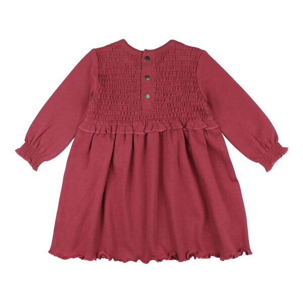 Smocked Dress in Appleberry