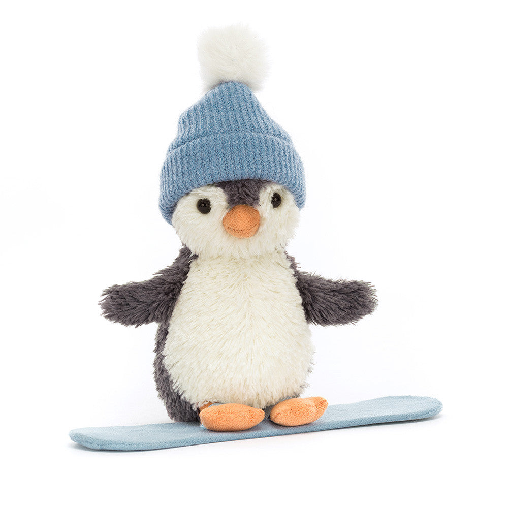 Peanut Penguin Snowboarding by Jellycat!