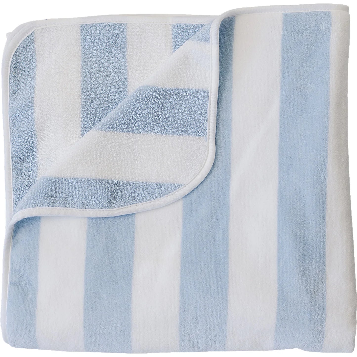 Seaside Stripe Organic Cotton Beach Towe