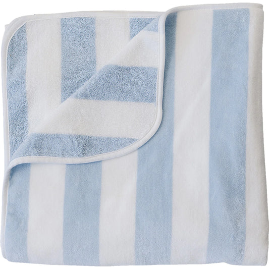 Seaside Stripe Organic Cotton Beach Towe