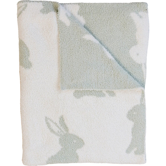 Bunny Plush Blanket Baby Blanket 30X40