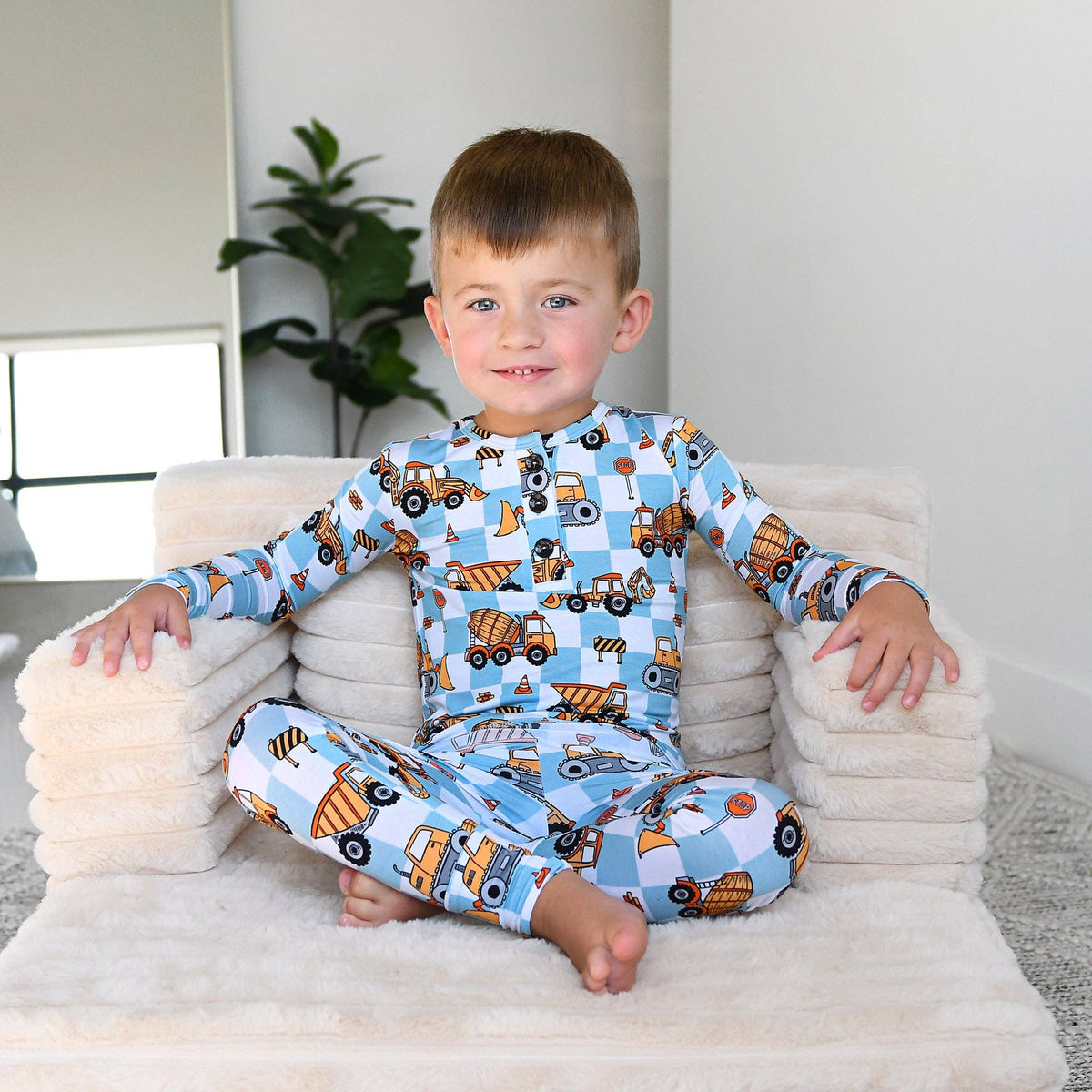Carson Checks TWO PIECE Bamboo Kids Clothing Outfit