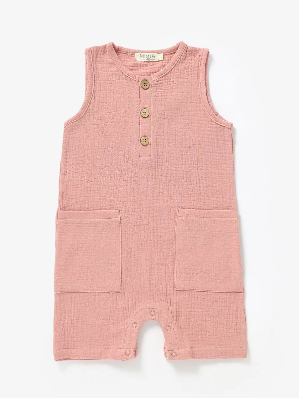 Sleeveless Organic Muslin Romper