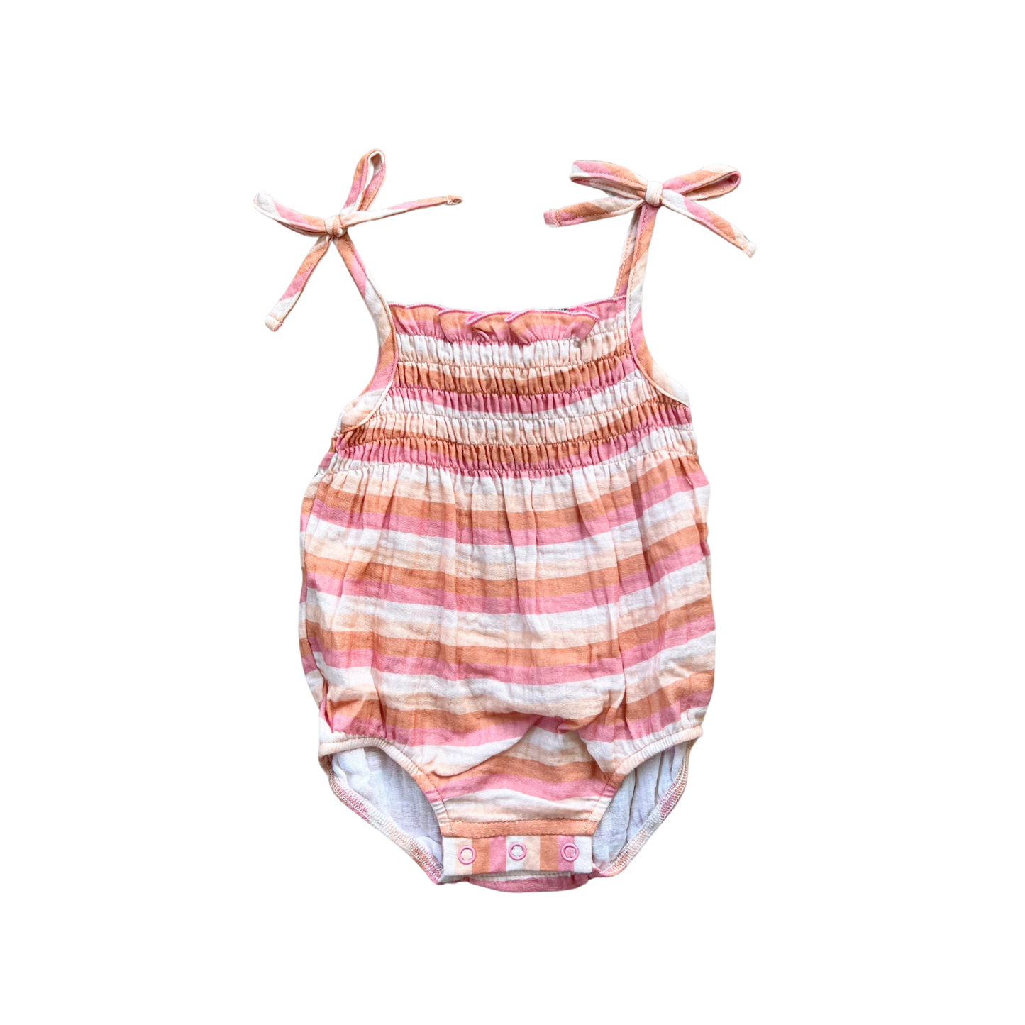 Baby Tie-Smocked Bodysuit