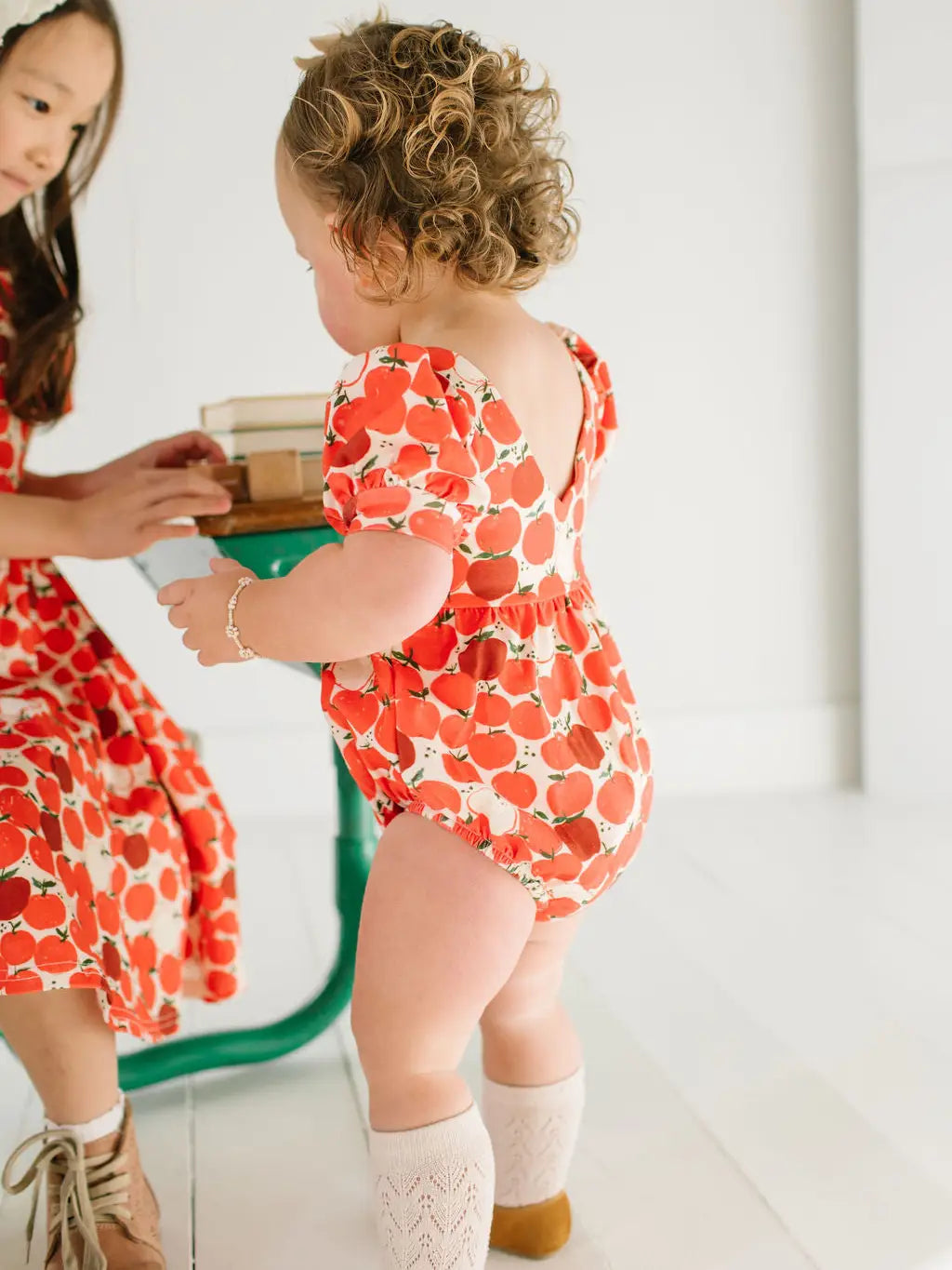 Apple Puff Romper by Ollie Jay