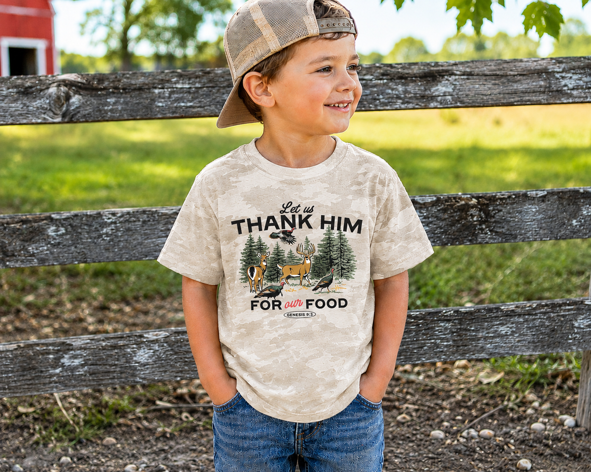 Let Us Thank Him For Our Food Toddler/Youth T-Shirt