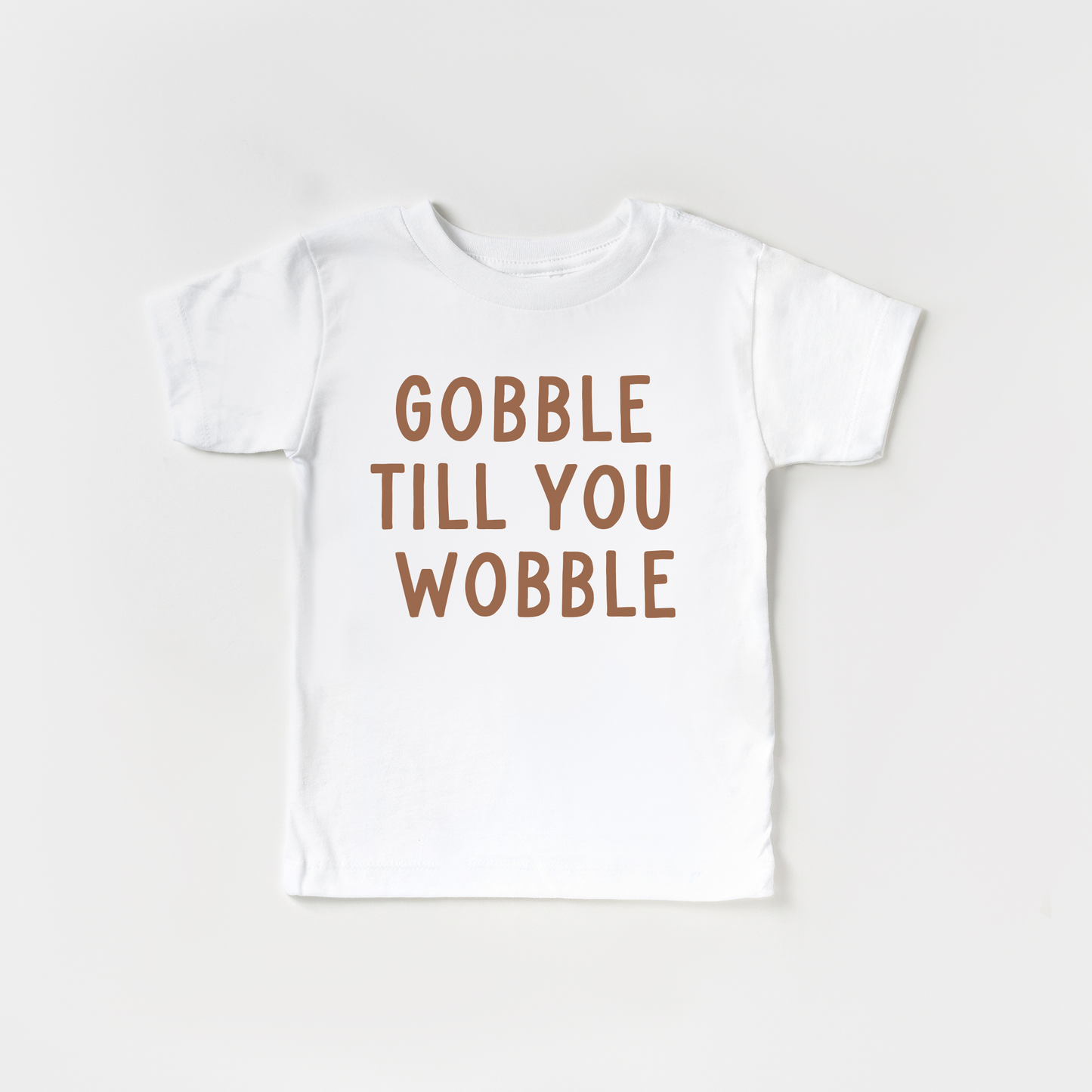 Gobble till you wobble Thanksgiving Toddler and Youth Shirt