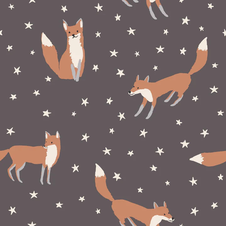 Night Fox Bamboo Burp Cloth by Sweet Bamboo