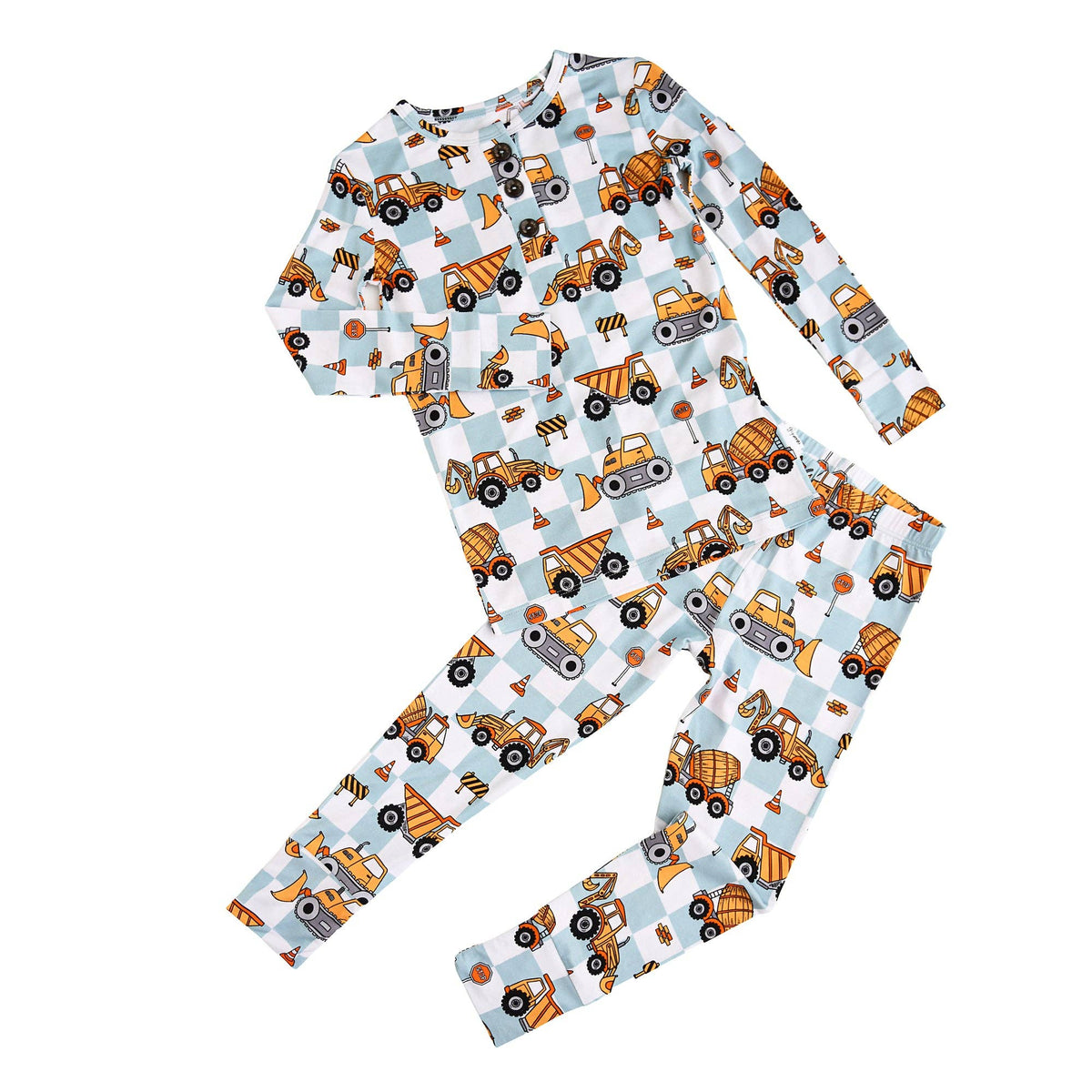 Carson Checks TWO PIECE Bamboo Kids Clothing Outfit