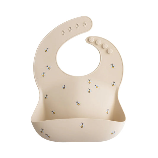 Mushie Silicone Baby Bib
