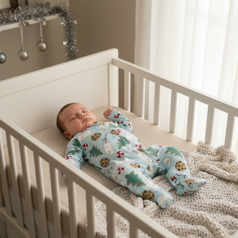 Milk + Cookies Zipper - Blue