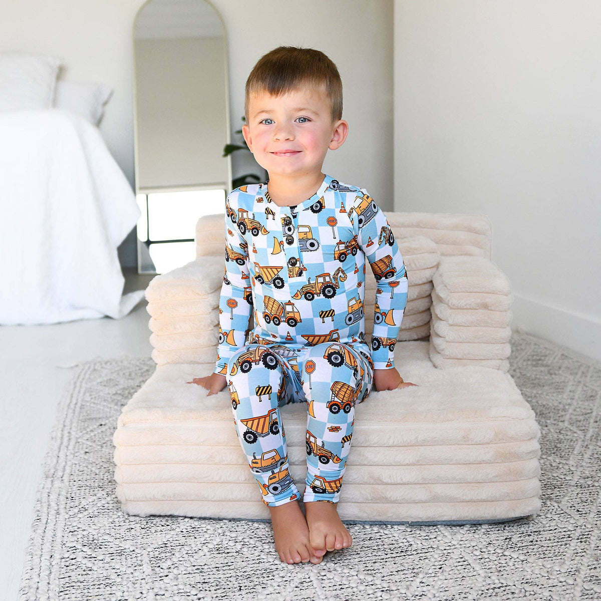 Carson Checks TWO PIECE Bamboo Kids Clothing Outfit