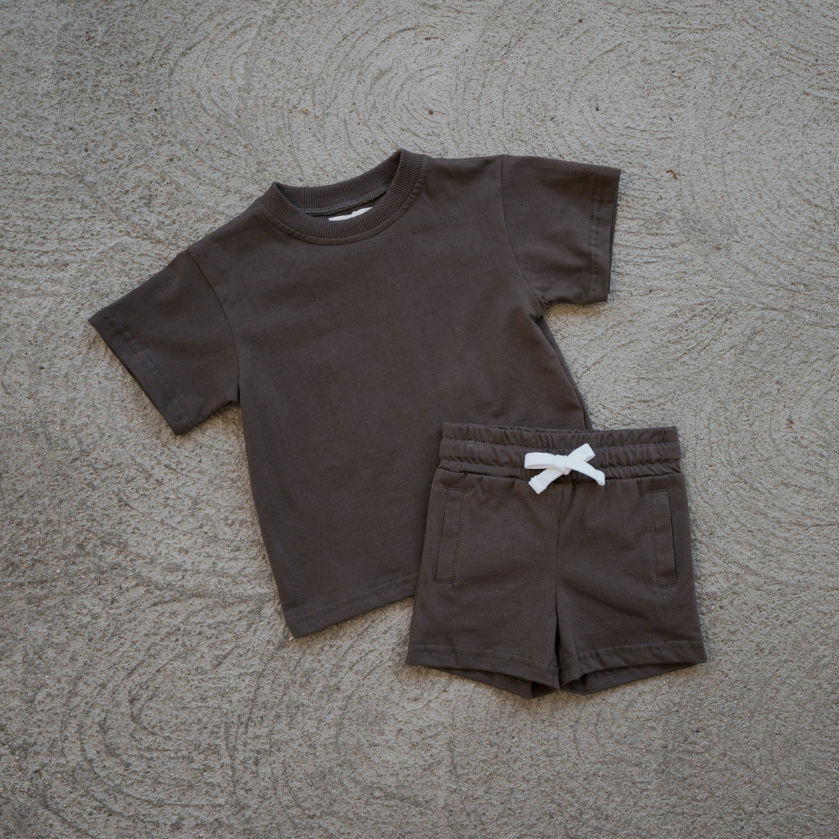 Child Short Set | Espresso