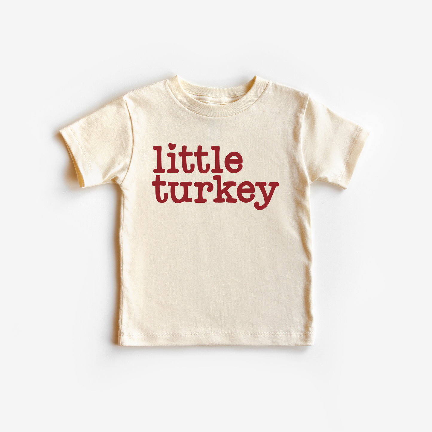 Little Turkey Fall Thanksgiving Toddler and Youth Shirt