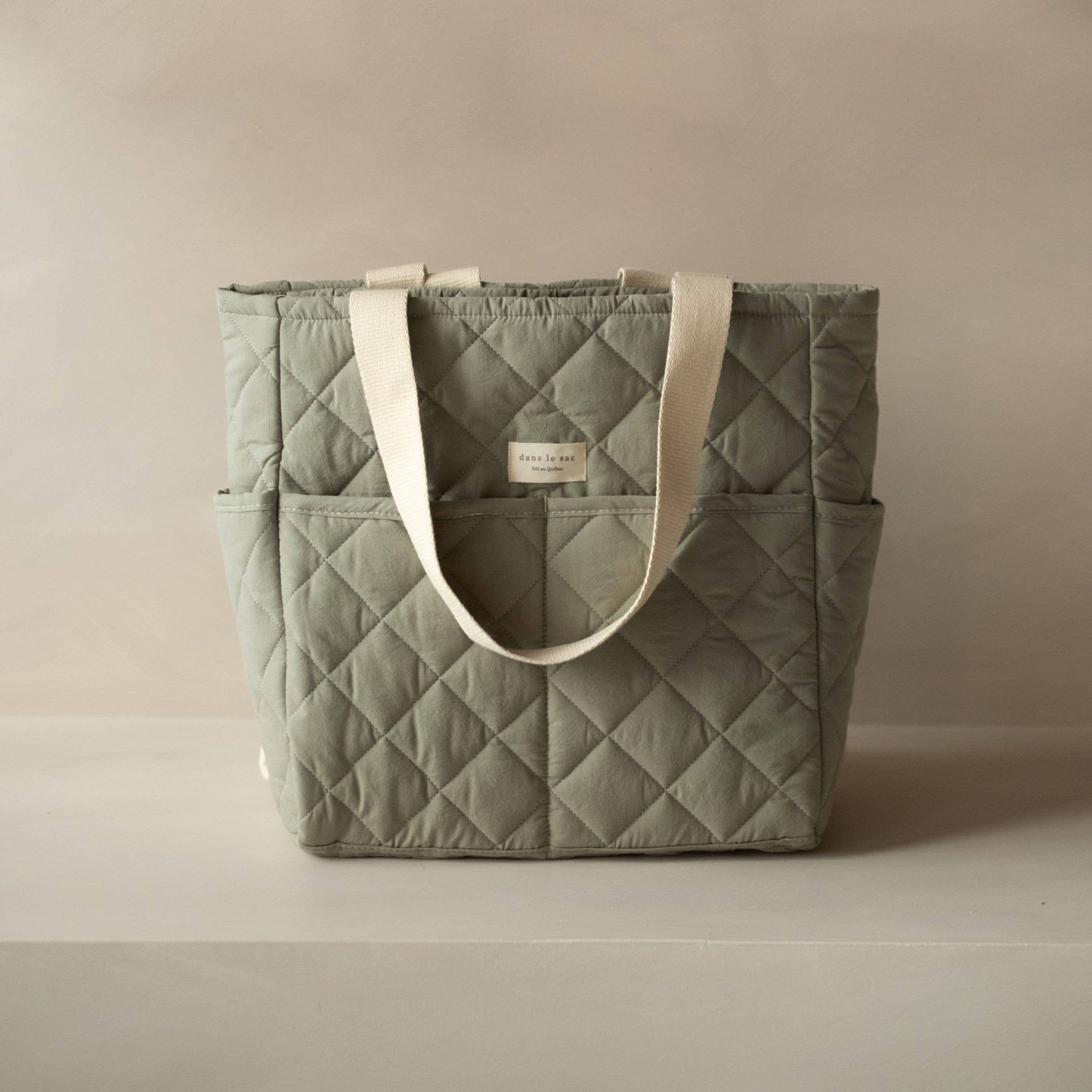 Quilted backpack
