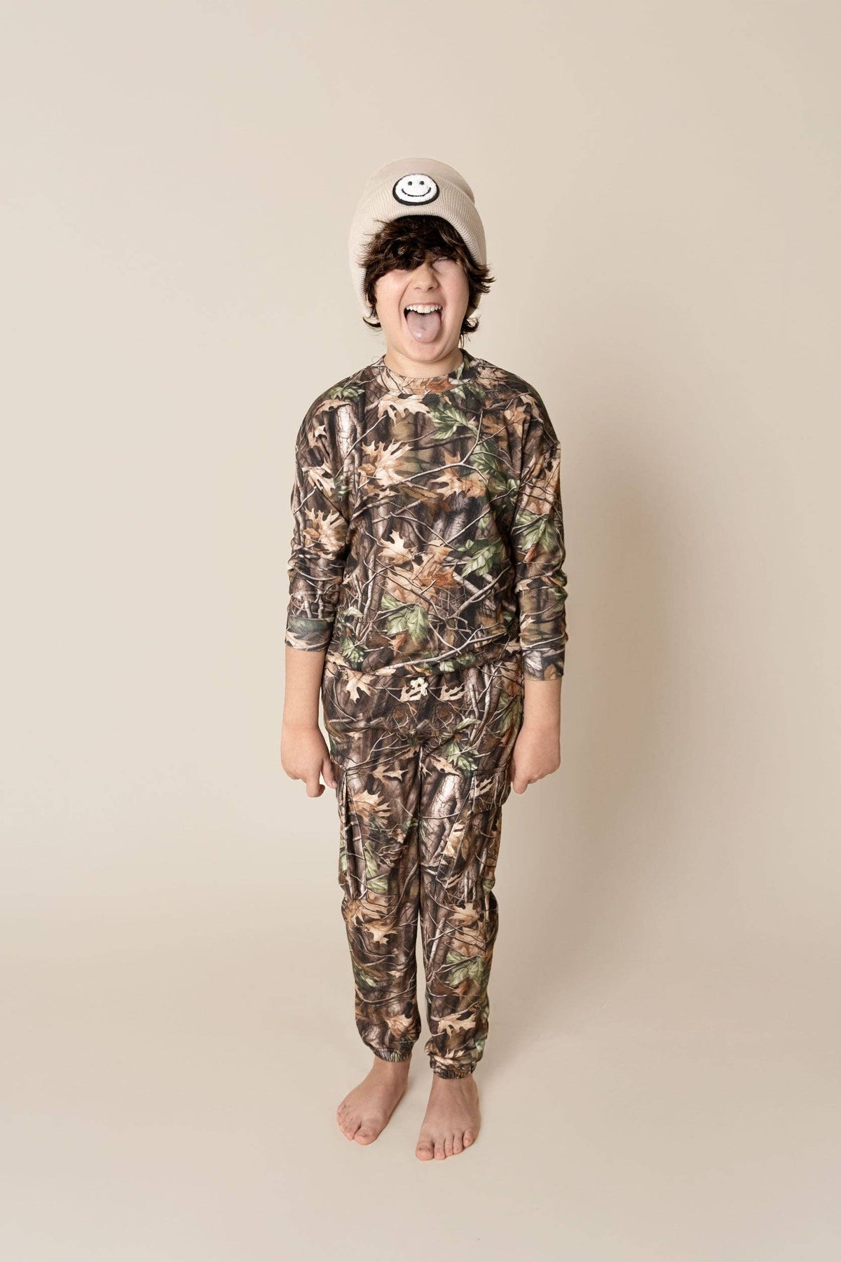 Cargo Jogger Set | Brown Camo