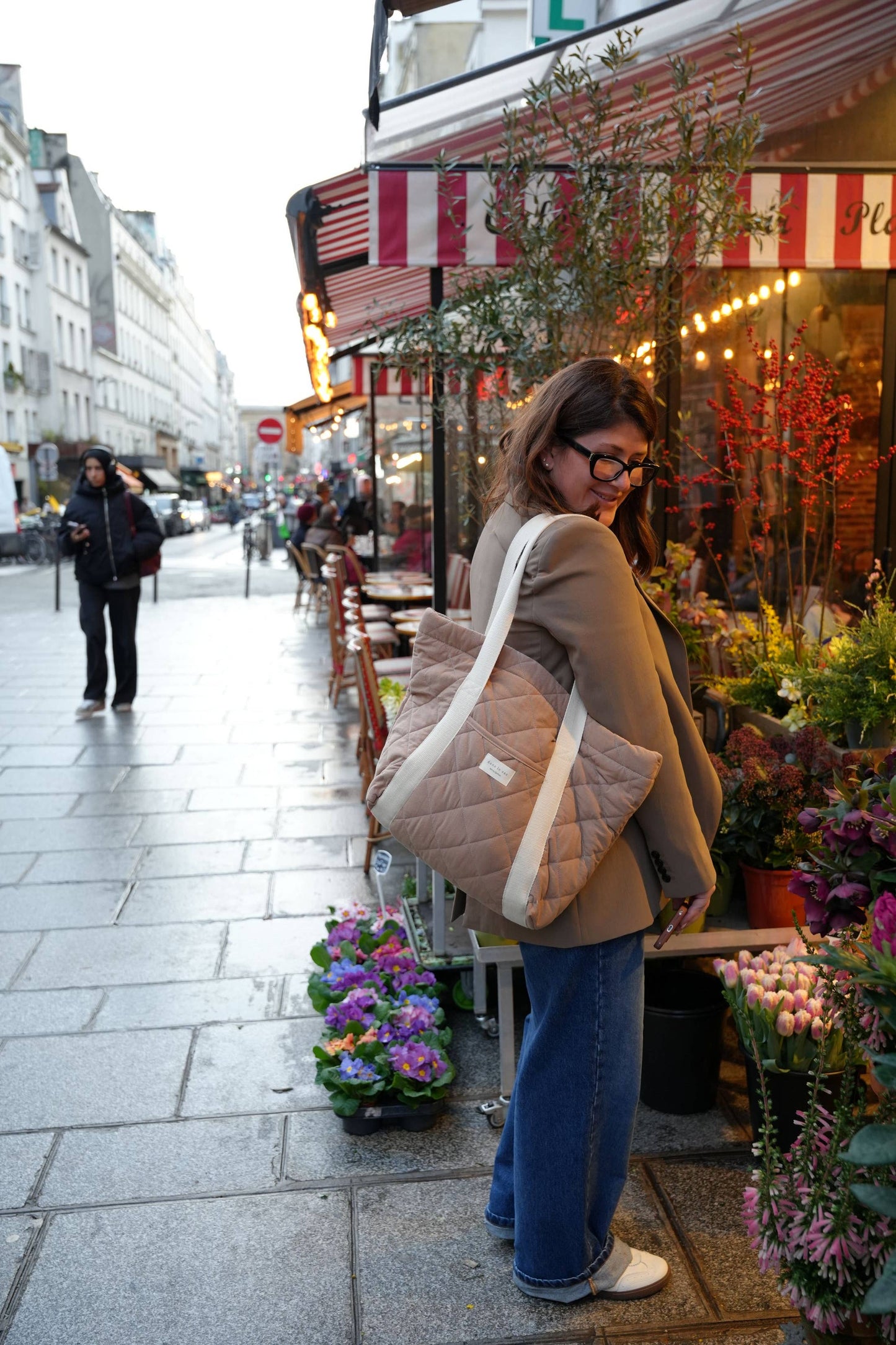 Quilted everyday tote