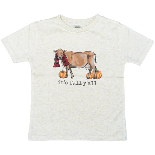 It's Fall Y'all Cow Tee