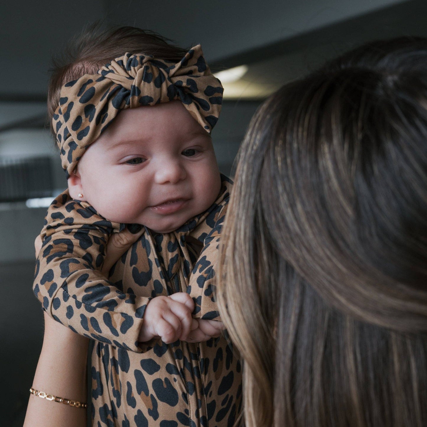 Bamboo Zip Pajamas | Leopard