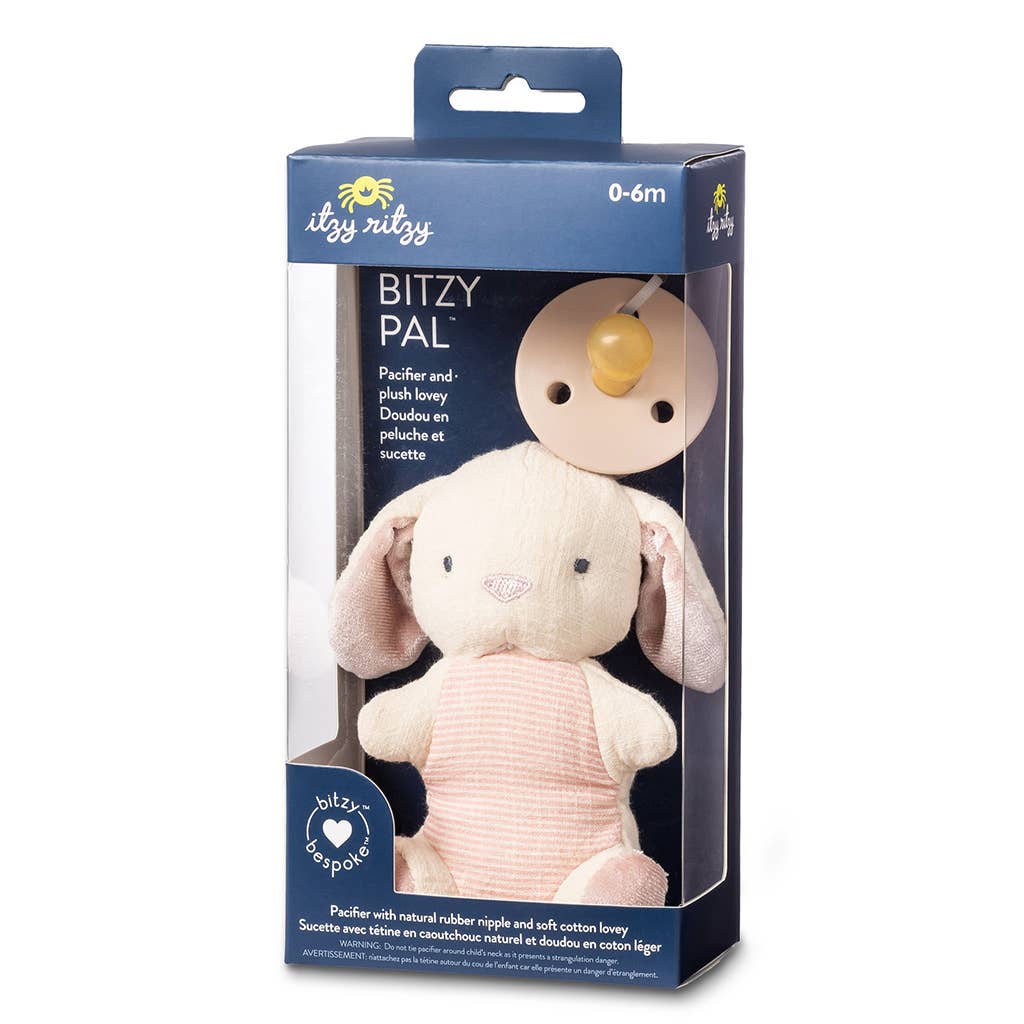 Natural Rubber Pacifier & Stuffed Animal