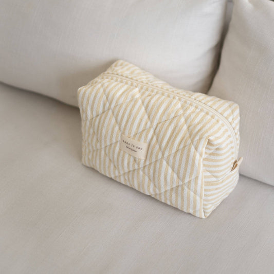 Large quilted pouch