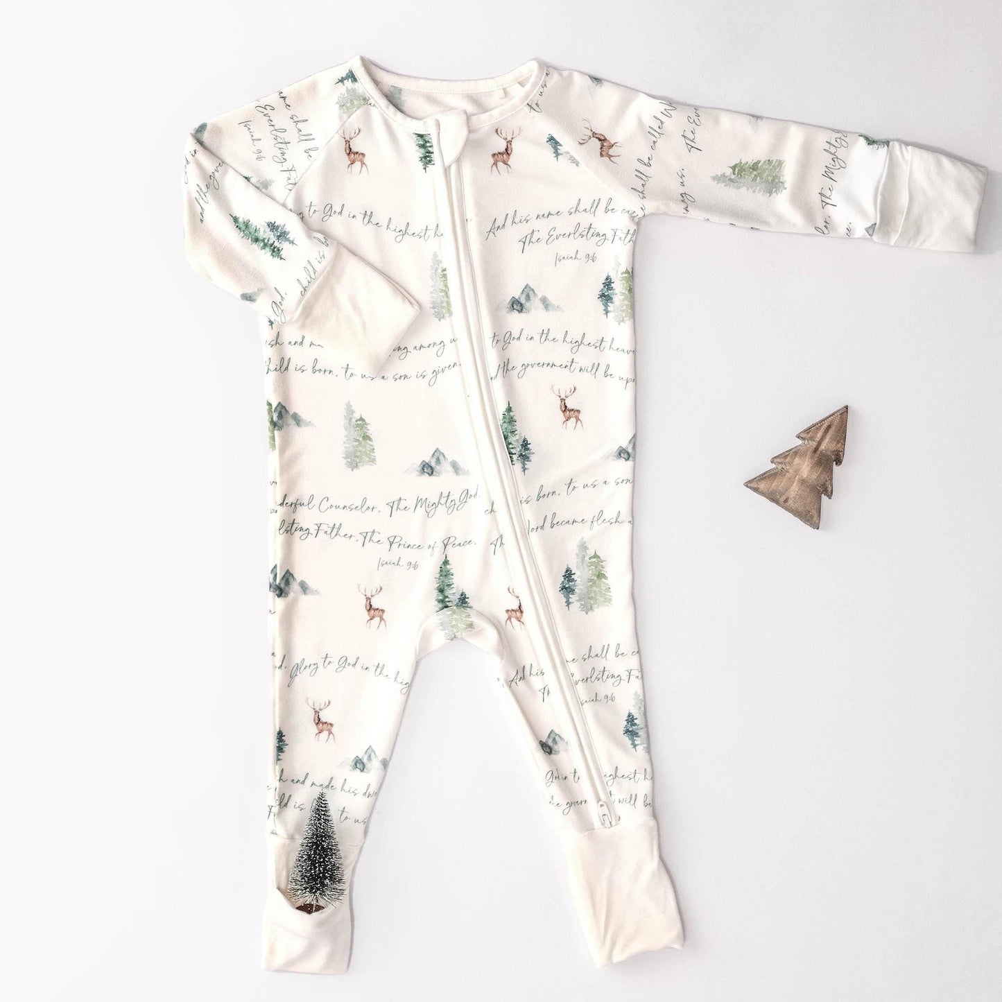 Isaiah 9:6 Deer Christmas Pajamas