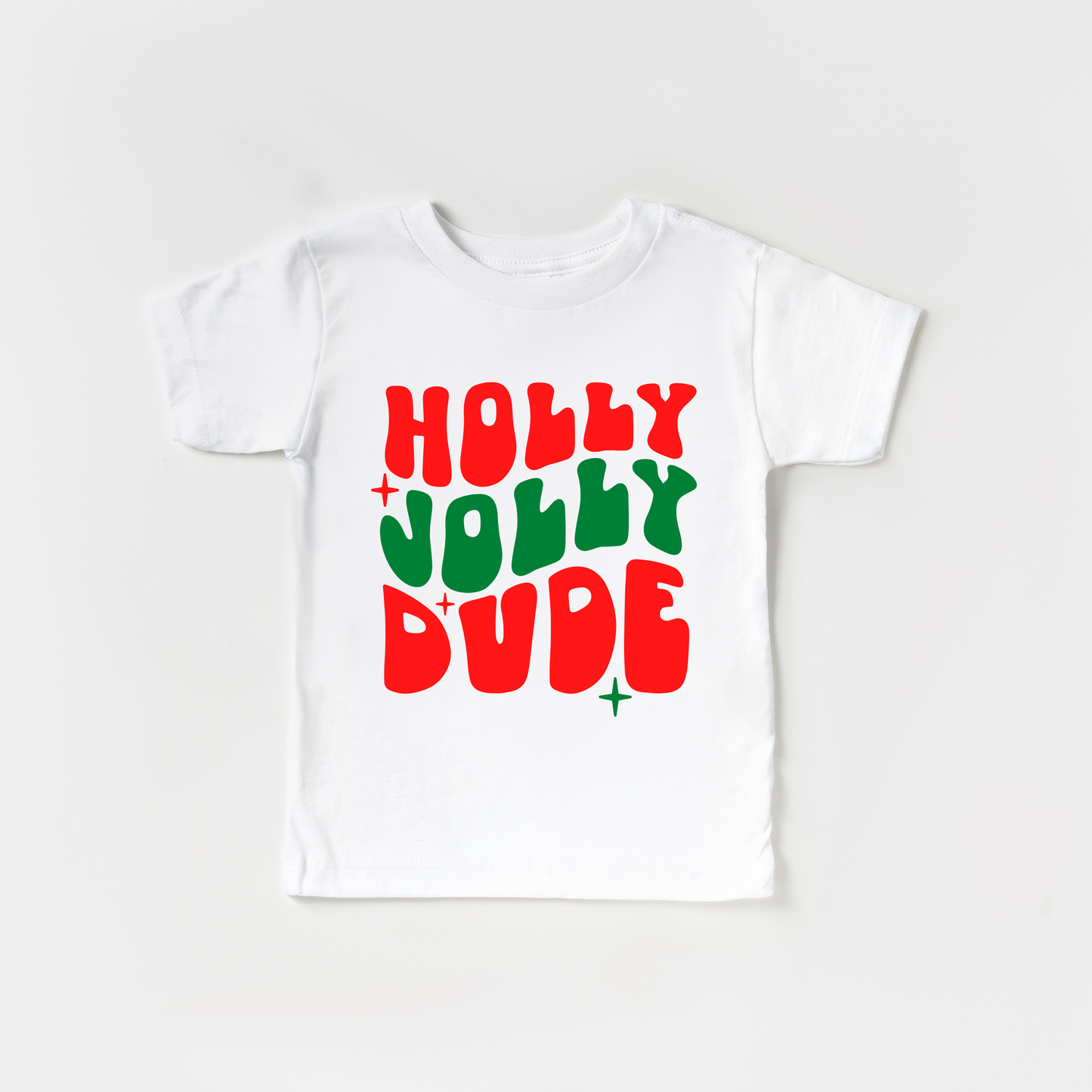 Holly Jolly Dude Toddler and Youth Christmas Shirt