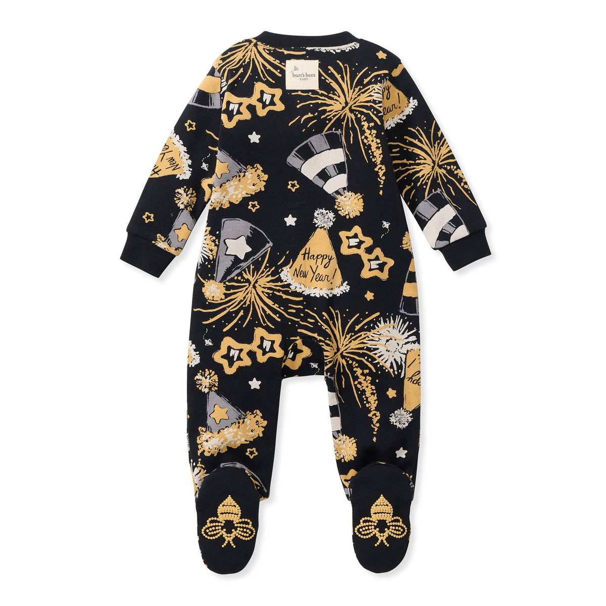 New Year's Eve Party Organic Cotton Sleep & Play Footed