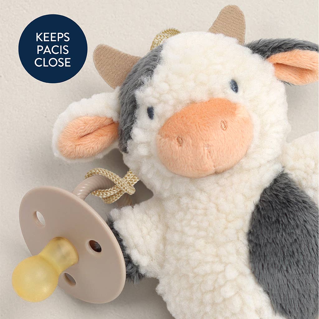 Natural Rubber Pacifier & Stuffed Animal