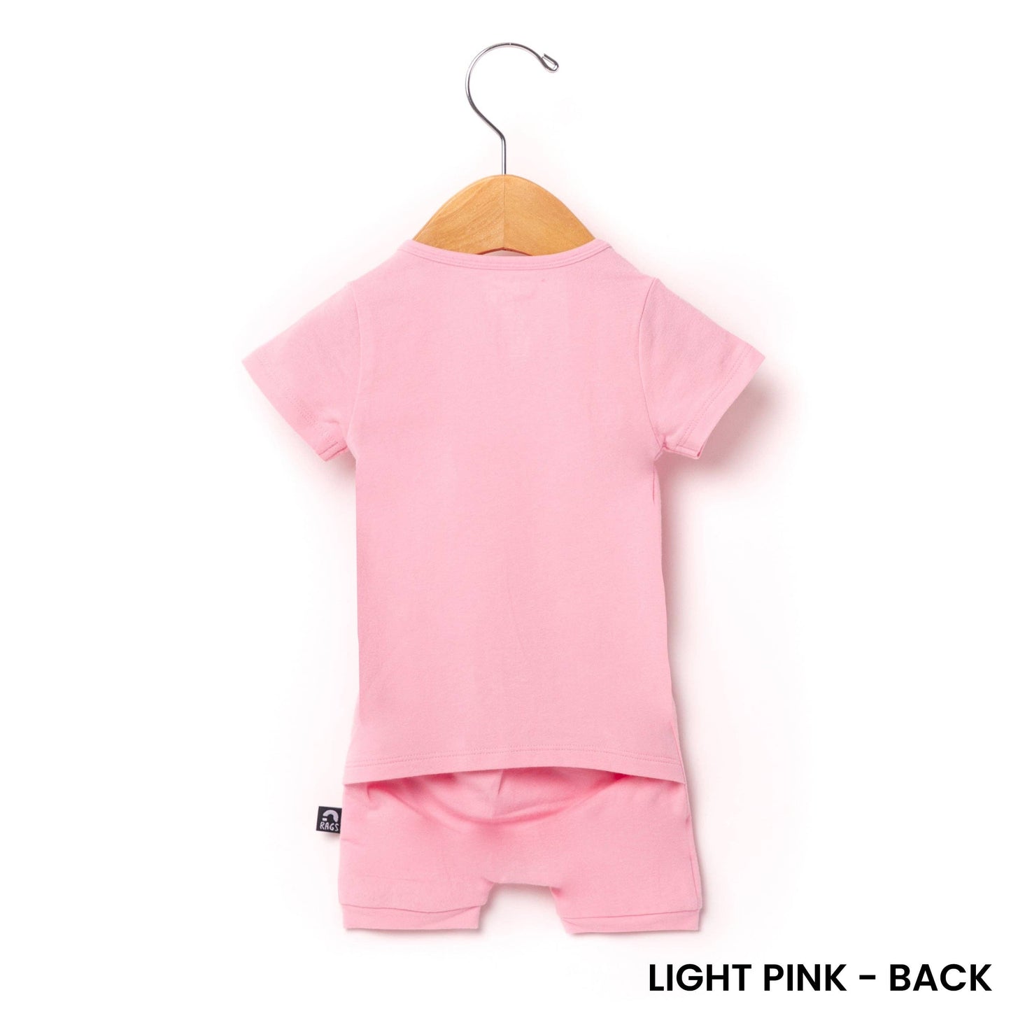 Essentials Infant Peekabooty™ Short Sleeve Short Rag Romper - 'Infant Rag in Multiple Colors'