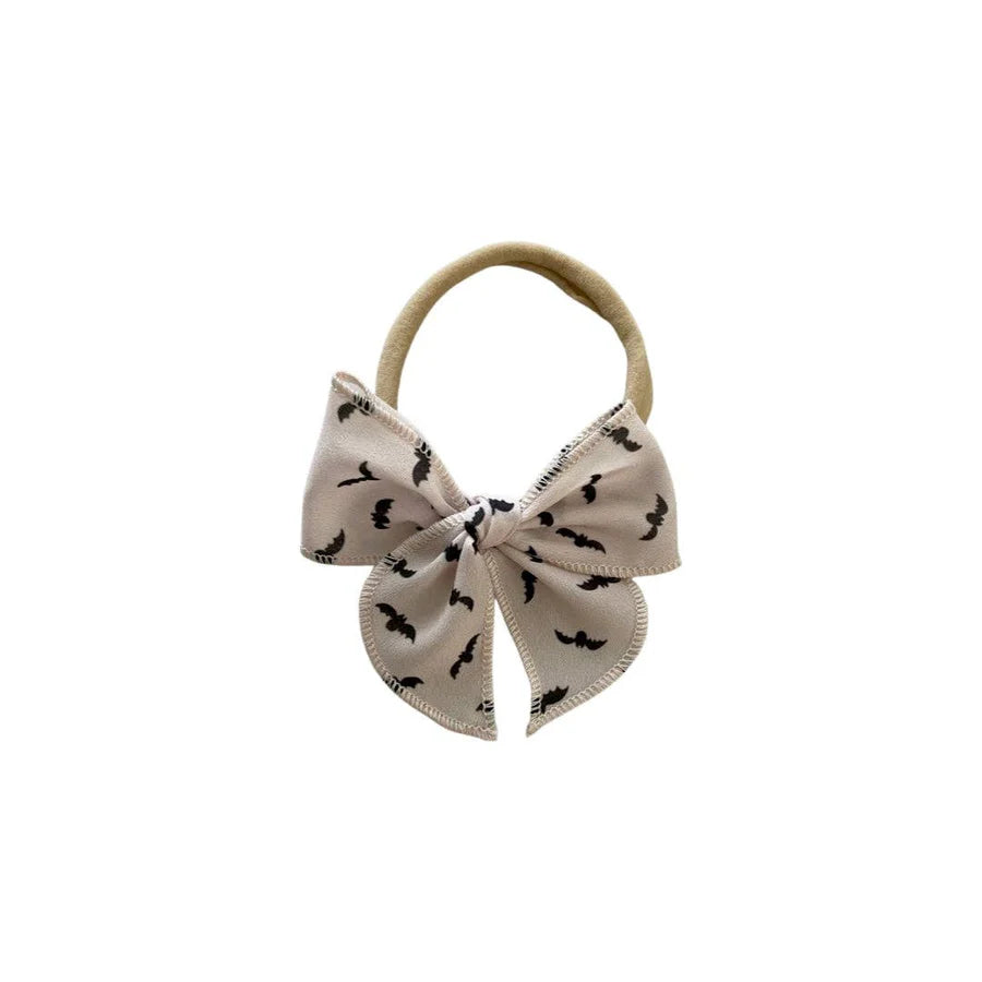 Tiny Bats Mini Far Bow Headband