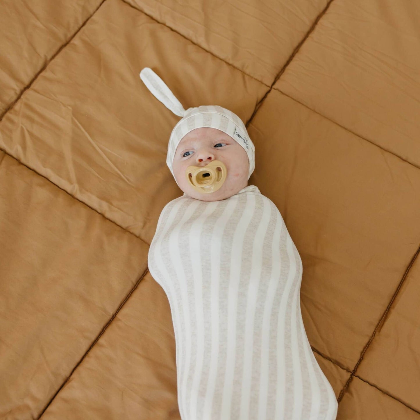 Knit Swaddle Blanket - Coastal